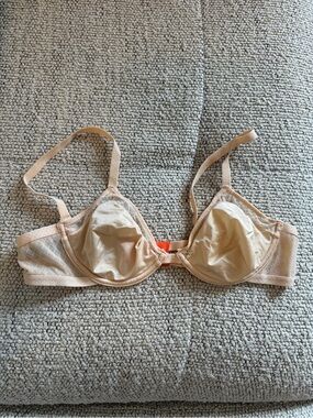True & Co Beige/Peach Nude Underwire Bra No Padding Size 36A